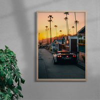 Thumbnail for Cali Merci contemporary wall art print by Deston Isas - sold by DROOL