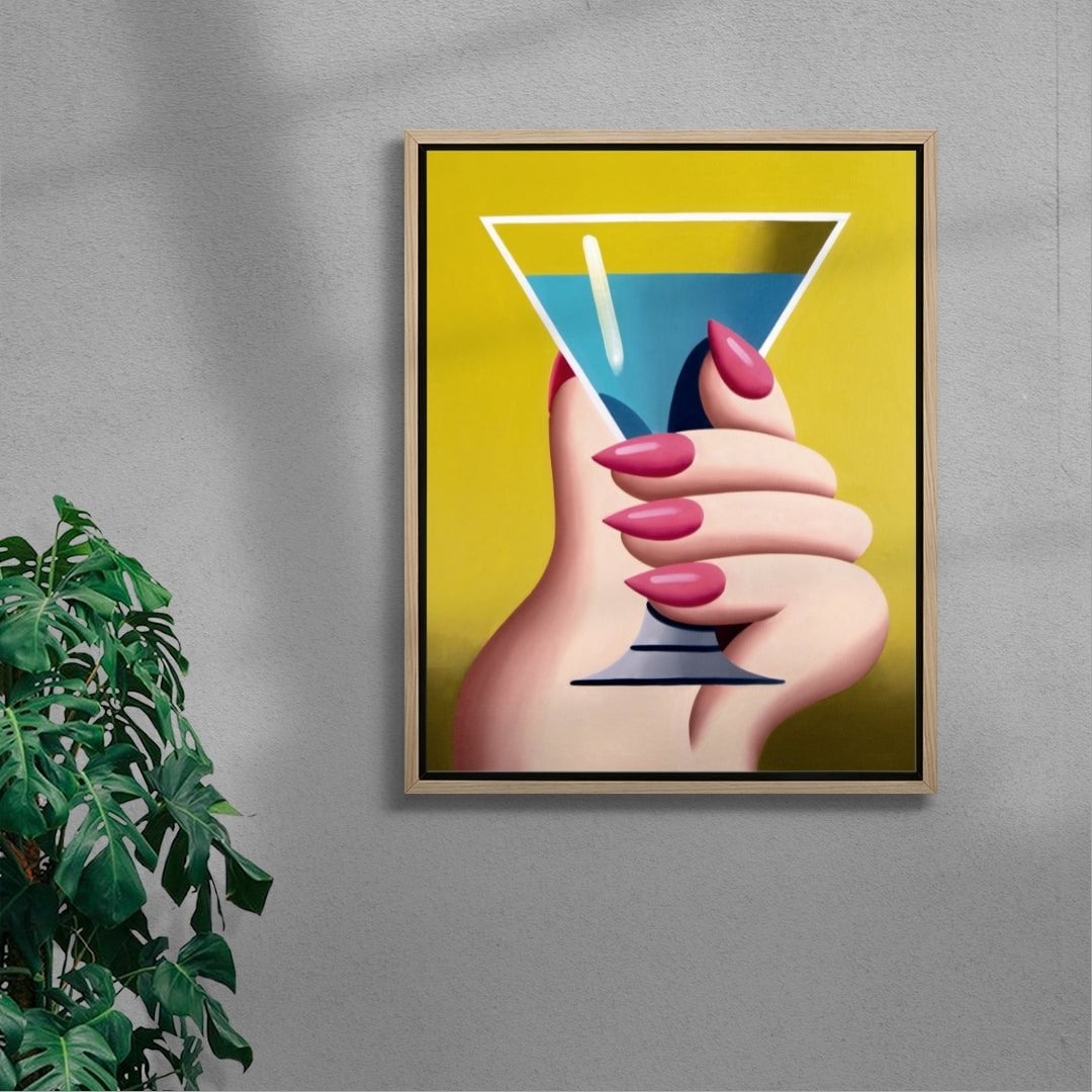 Toast contemporary wall art print by Juan de la Rica - sold by DROOL