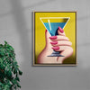 Toast contemporary wall art print by Juan de la Rica - sold by DROOL
