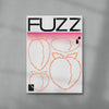 Peach Fuzz contemporary wall art print by Renee Kao - sold by DROOL