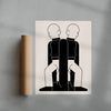 Twin Flames contemporary wall art print by Matto Jennings - sold by DROOL