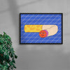 Cigarette Break contemporary wall art print by Azaazelus - sold by DROOL