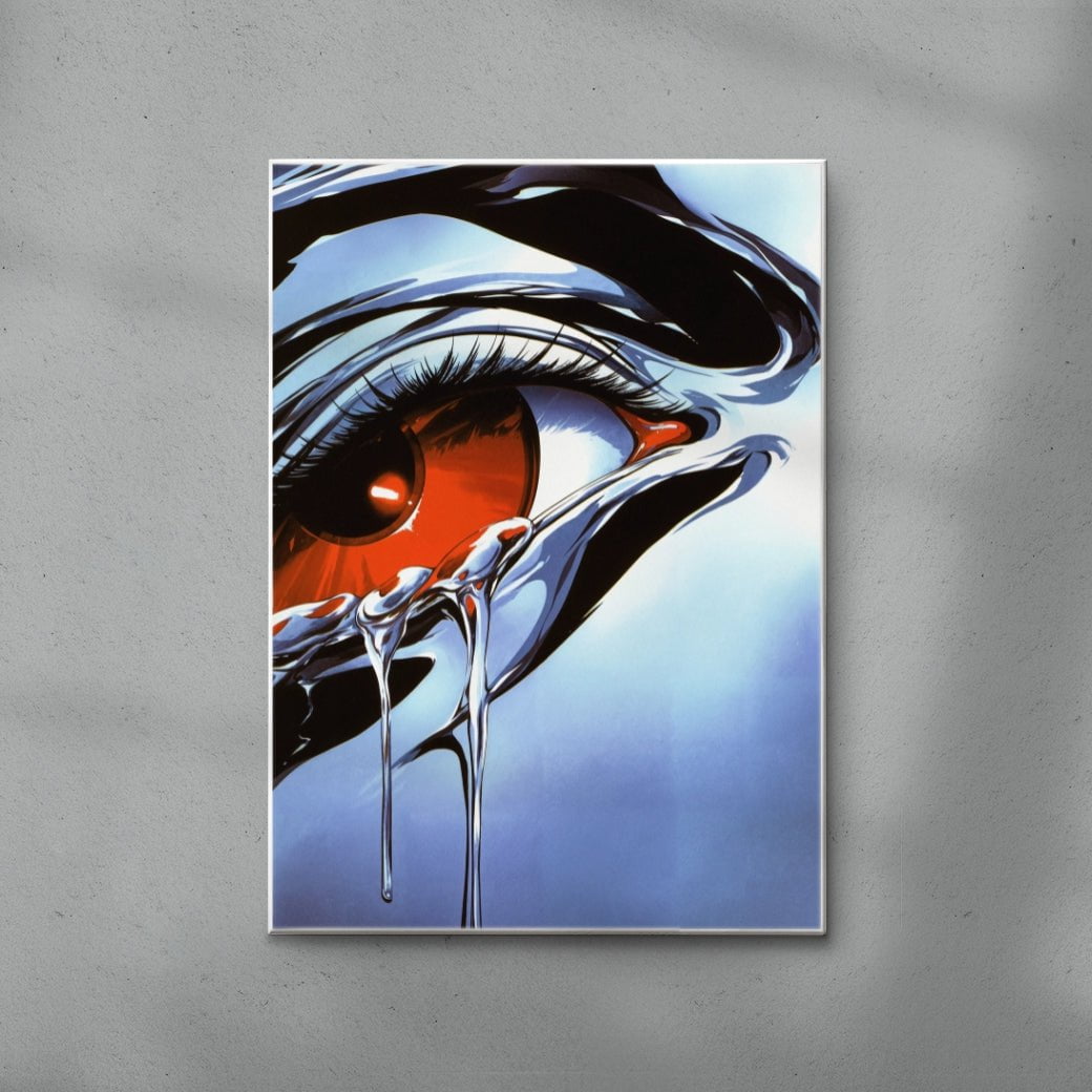 UNMADE GRIEF contemporary wall art print by dolorsilentium - sold by DROOL