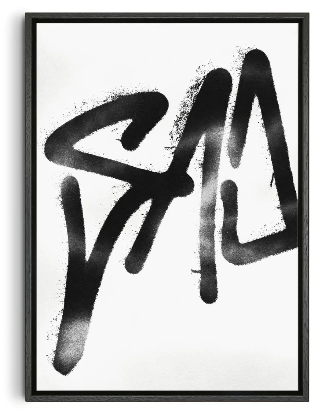 SAD contemporary wall art print by Sven Silk - sold by DROOL