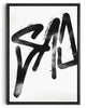 Cargar imagen en el visor de la galería, SAD contemporary wall art print by Sven Silk - sold by DROOL