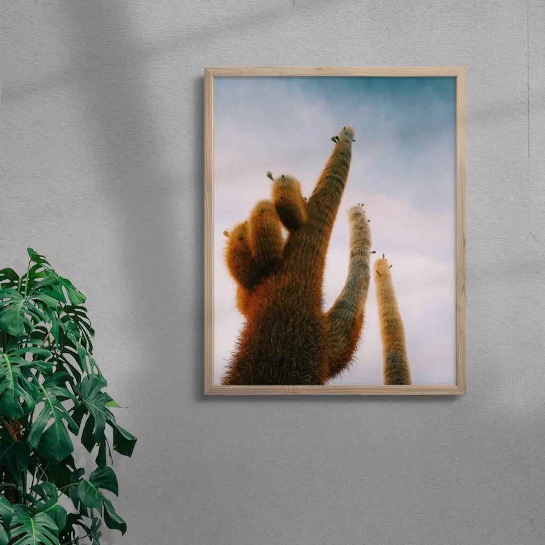 FUZZY. contemporary wall art print by Mandy Sham - sold by DROOL