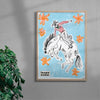 Buckaroo contemporary wall art print by Caitlin Flood-Molyneux - sold by DROOL