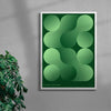 The pattern contemporary wall art print by Mirza Talovic - sold by DROOL