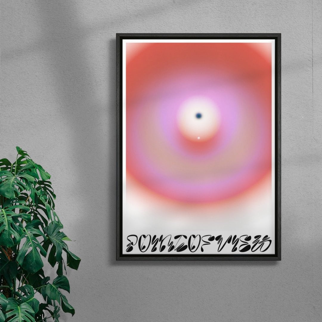 Point of view contemporary wall art print by Henry M. - sold by DROOL