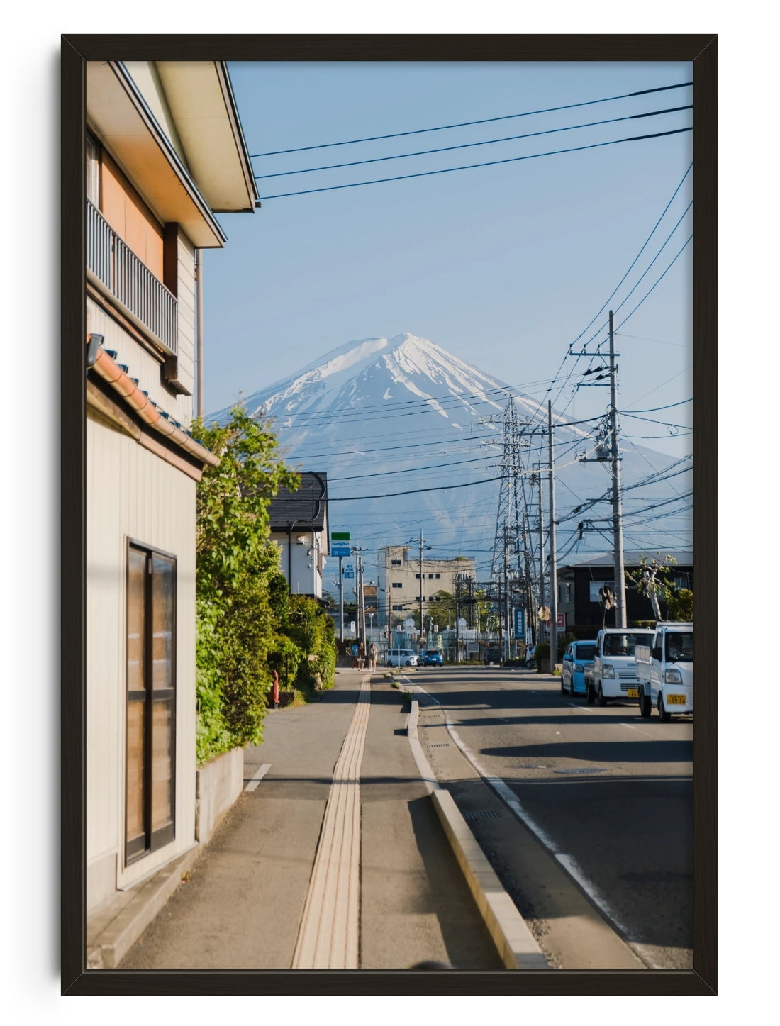 Fuji Avenue contemporary wall art print by Simon Ribadeneira - sold by DROOL
