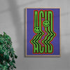 ACID contemporary wall art print by Ignorance1 - sold by DROOL