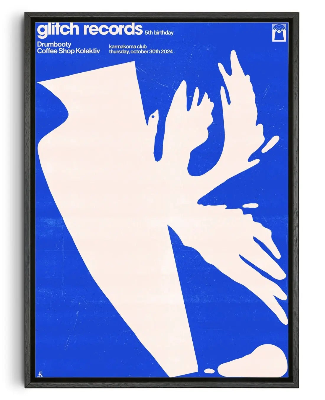 Karmakoma GLitch contemporary wall art print by Floating Bstrd - sold by DROOL