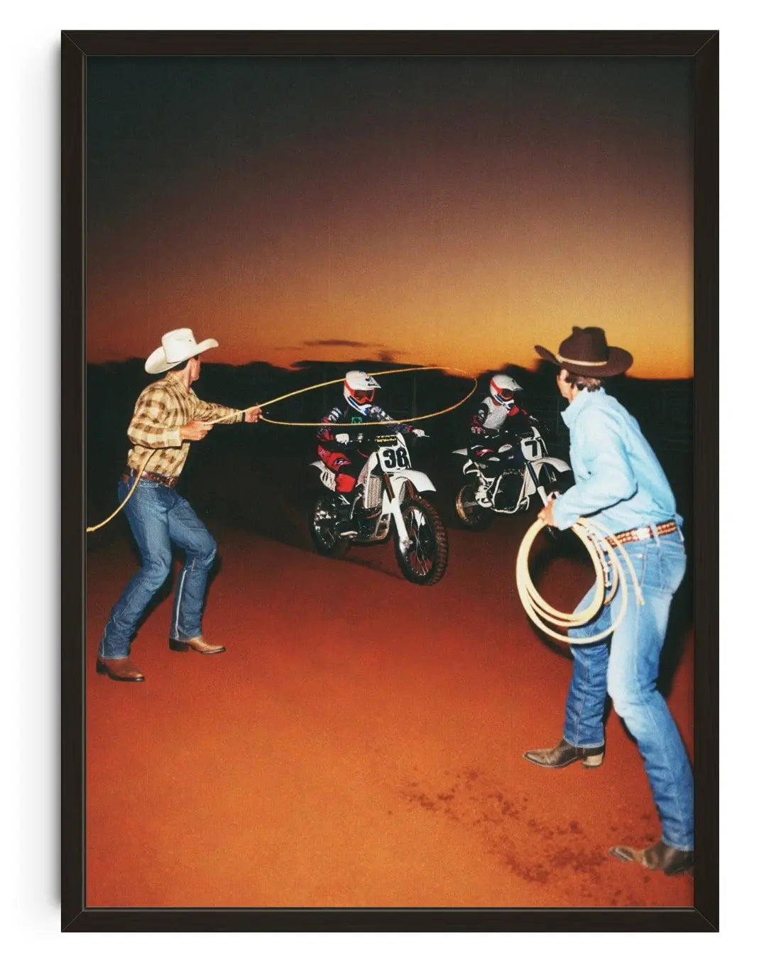 CATCH ME, IF YOU CAN contemporary wall art print by Ces XC - sold by DROOL