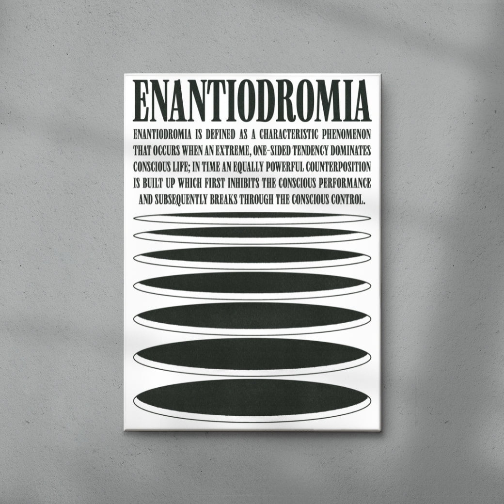 Enantiodromia contemporary wall art print by Utsav Verma - sold by DROOL