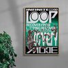 Looping Recovery I contemporary canvas art print by Hui Hwang - sold by DROOL