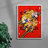 GOTEN TAG contemporary wall art print by DINES© - sold by DROOL