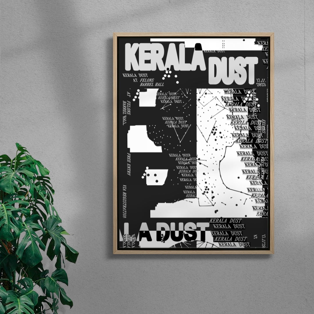 Kerala Dust at Felons contemporary canvas art print by Gabrielle White - sold by DROOL