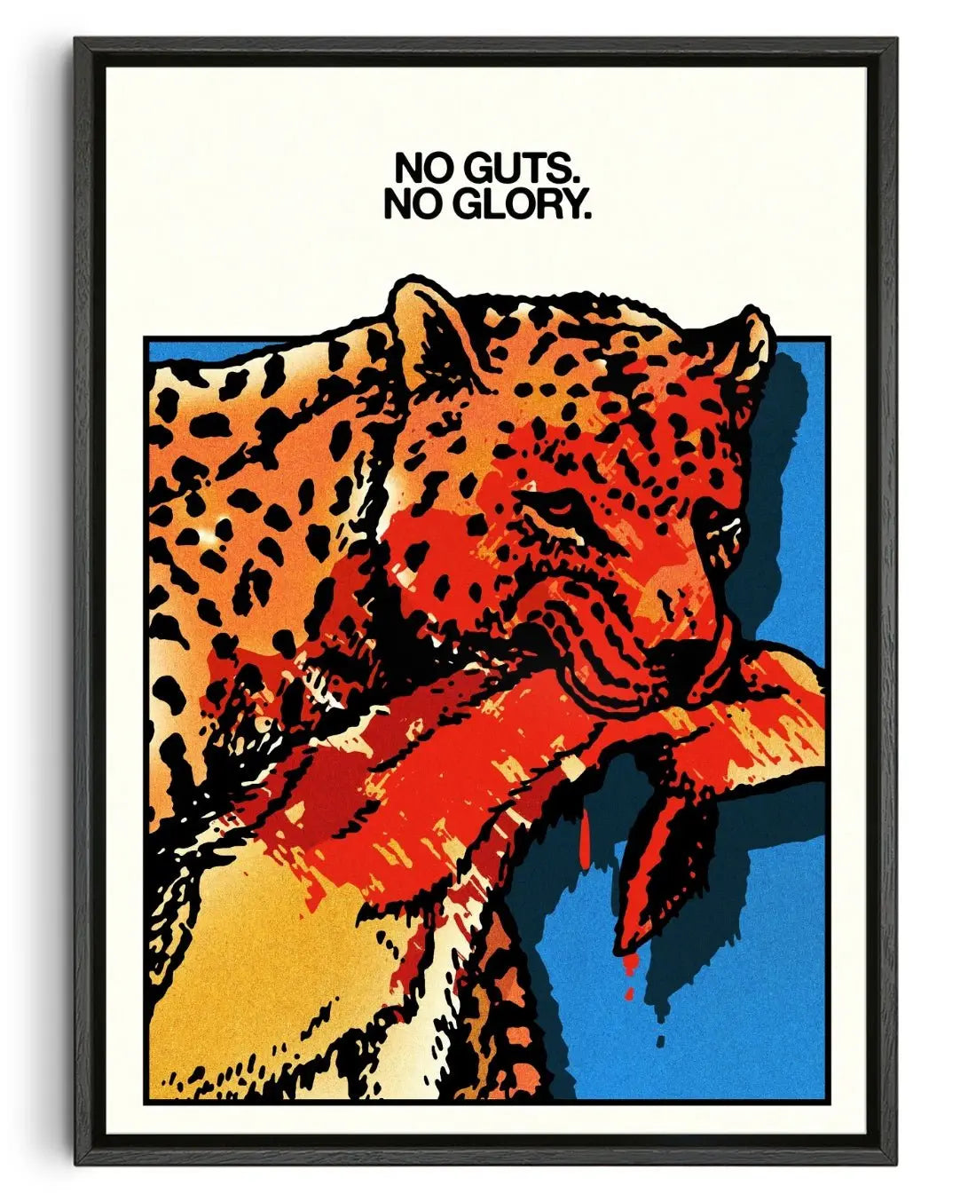 No Guts. No Glory. contemporary wall art print by Othman Zougam - sold by DROOL