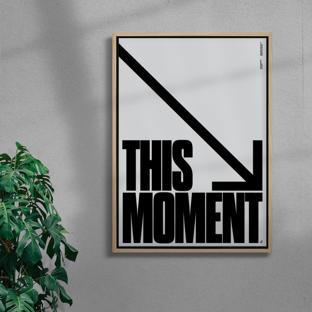 THIS MOMENT contemporary wall art print by Brad Mead - sold by DROOL
