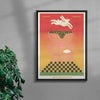 The Rabbit Hole contemporary wall art print by Imo Sinclair - sold by DROOL