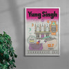 Zhao Dai pres. Yung Singh contemporary wall art print by MENSLIES - sold by DROOL