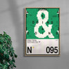 Doing contemporary wall art print by MEDG - sold by DROOL