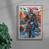 The Wire contemporary wall art print by Deadly Prey - sold by DROOL