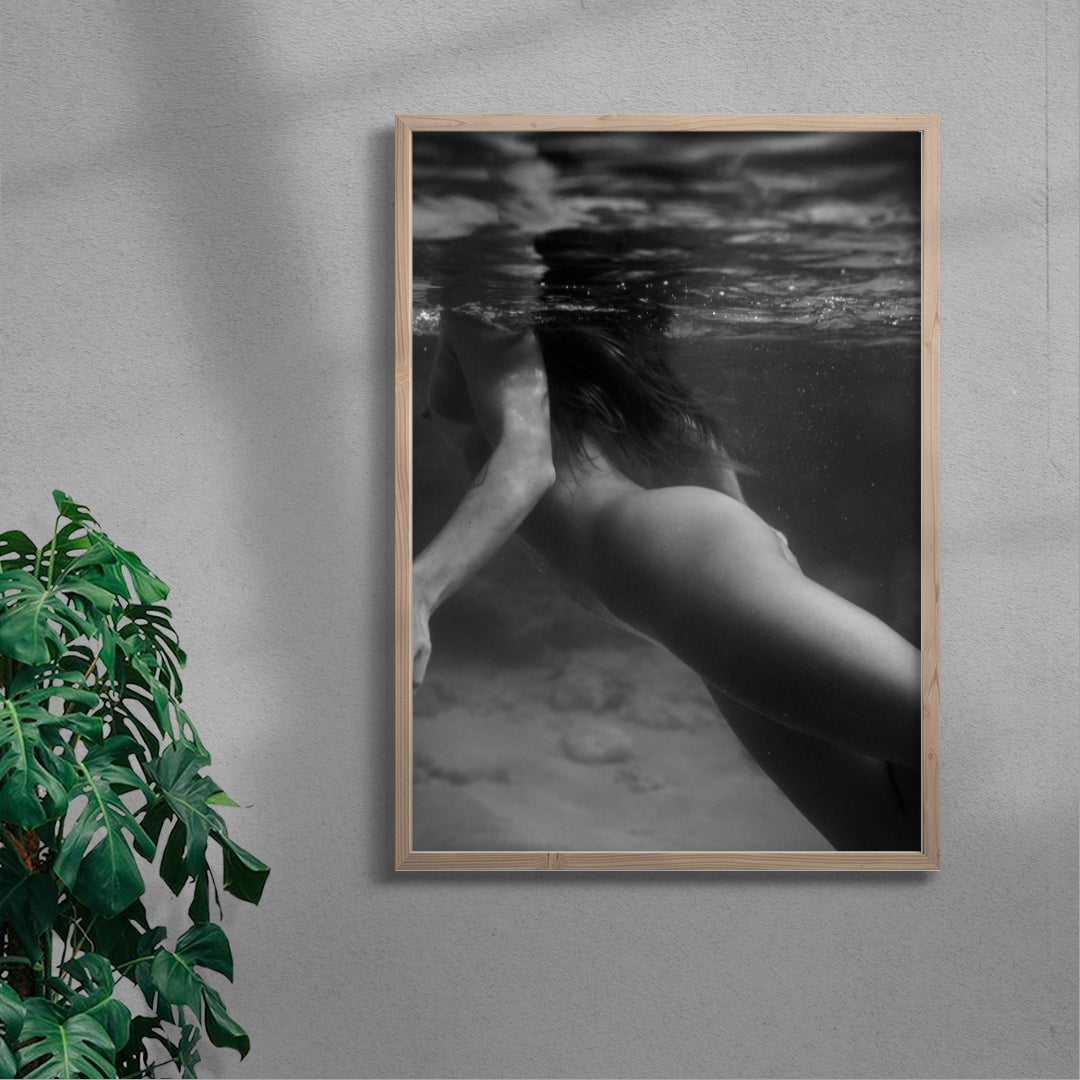 Submerged Soul contemporary wall art print by Gregory Tauziac - sold by DROOL