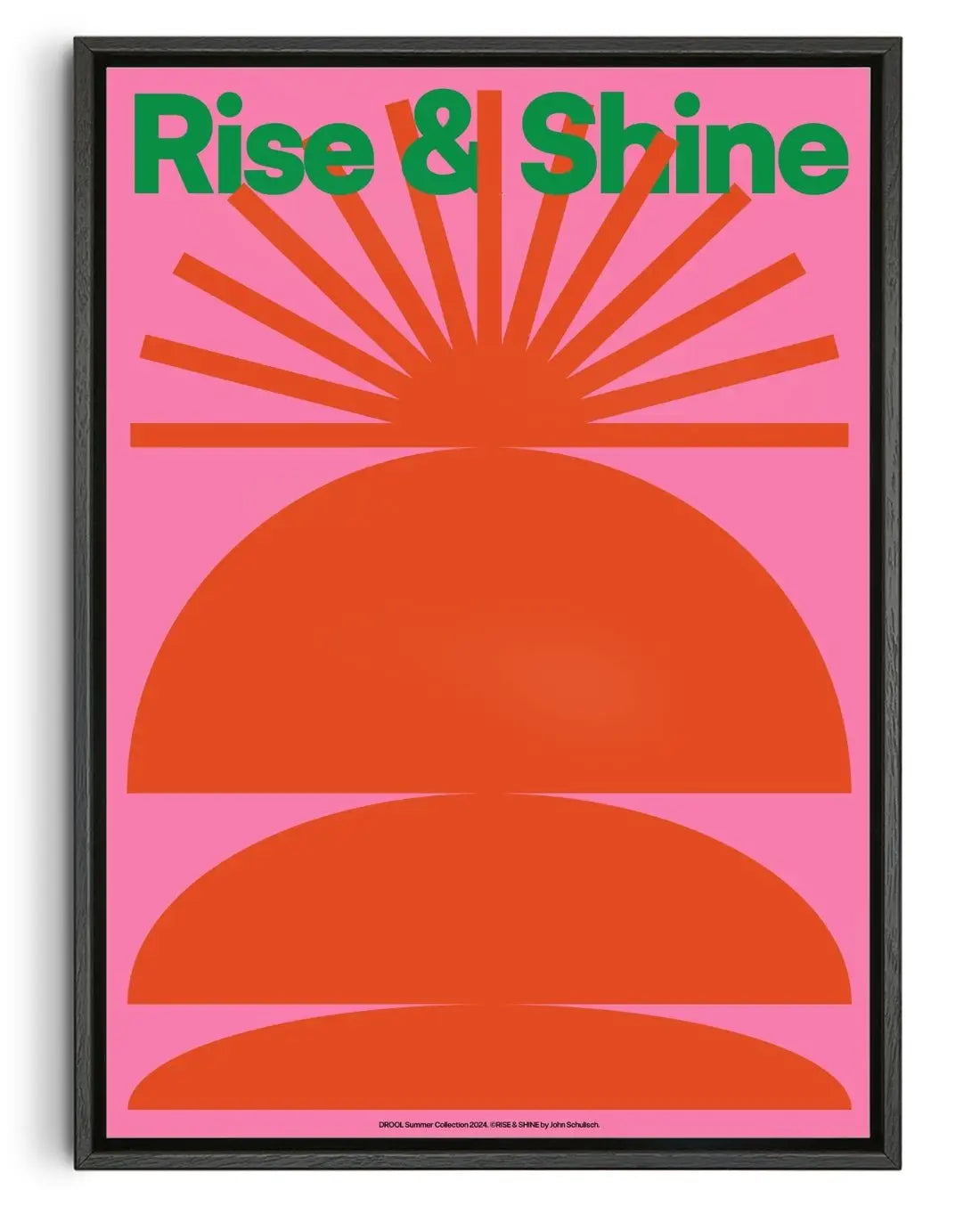 Rise & Shine contemporary wall art print by John Schulisch - sold by DROOL