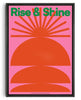 Load image into Gallery viewer, Rise &amp; Shine contemporary wall art print by John Schulisch - sold by DROOL