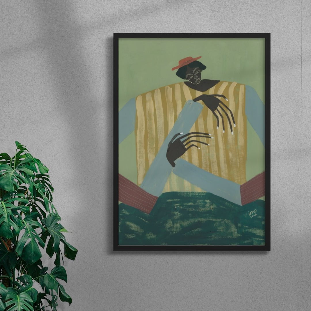 We are Here, No.1 contemporary wall art print by Studio IMO - sold by DROOL