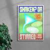 Shaken or Stirred contemporary wall art print by Ciara Wade - sold by DROOL