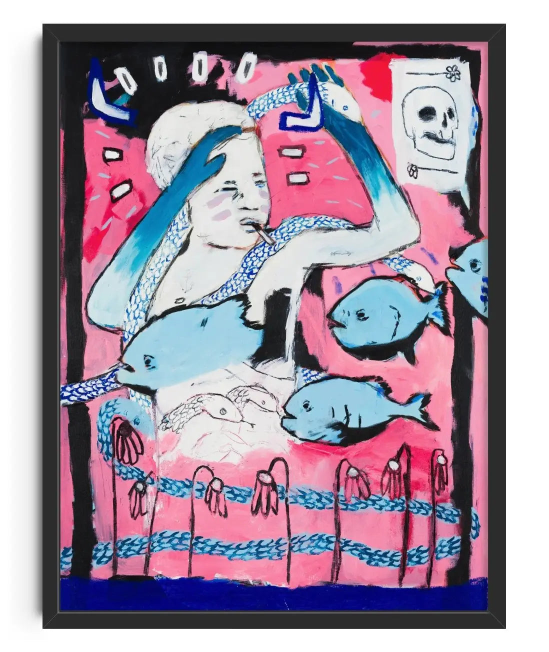Thunderwater contemporary wall art print by Billy Bagilhole - sold by DROOL