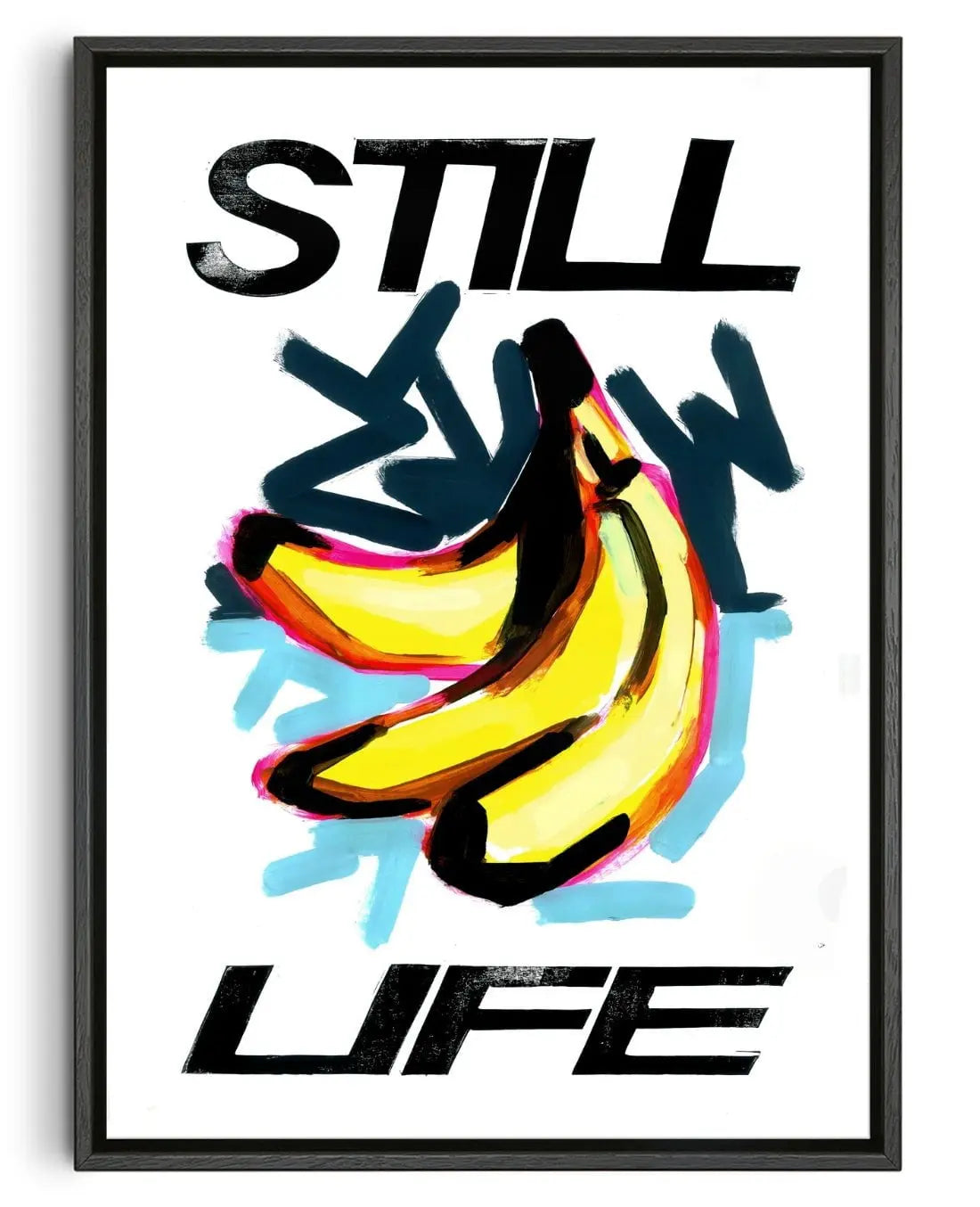 Banana Life contemporary wall art print by 3WillyT - sold by DROOL