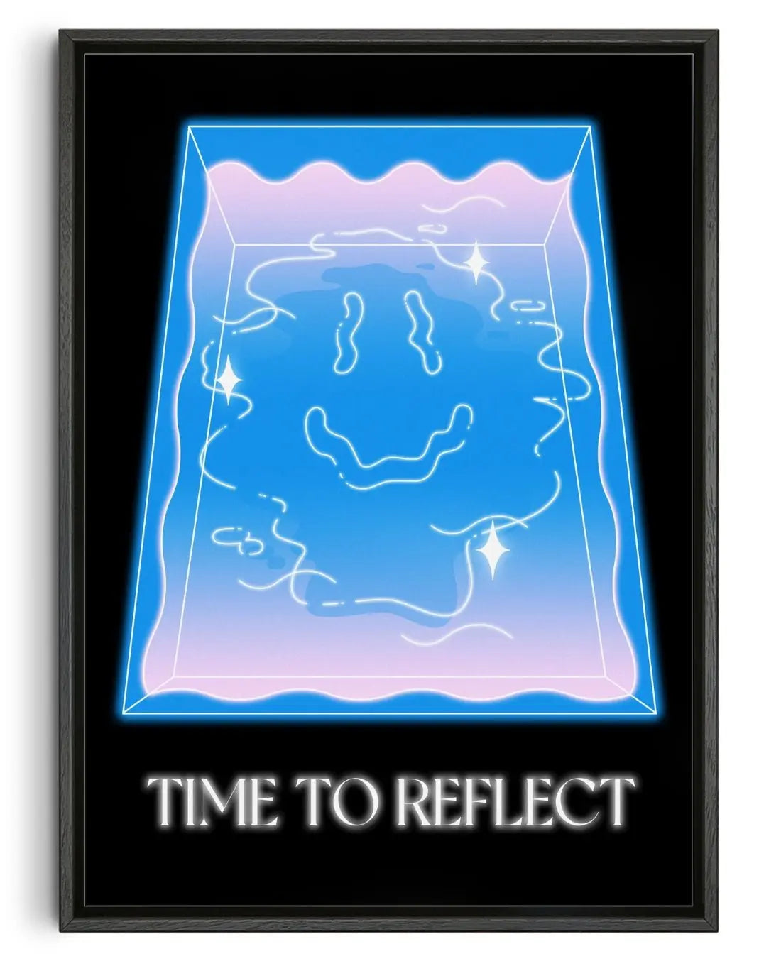 TIME TO REFLECT contemporary wall art print by GOOD OMEN - sold by DROOL