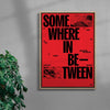 SOMEWHERE IN BETWEEN contemporary wall art print by Brad Mead - sold by DROOL
