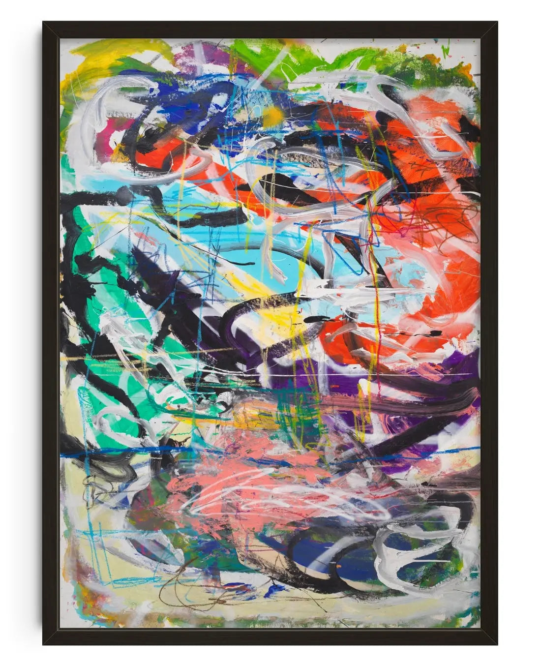 AXEL & SAVAGE contemporary art print by Pink Morro - sold by DROOL