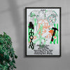 Zhao Dai Pres. 1morning contemporary wall art print by MENSLIES - sold by DROOL