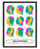 Cargar imagen en el visor de la galería, Headspace contemporary wall art print by Studio Trikken - sold by DROOL