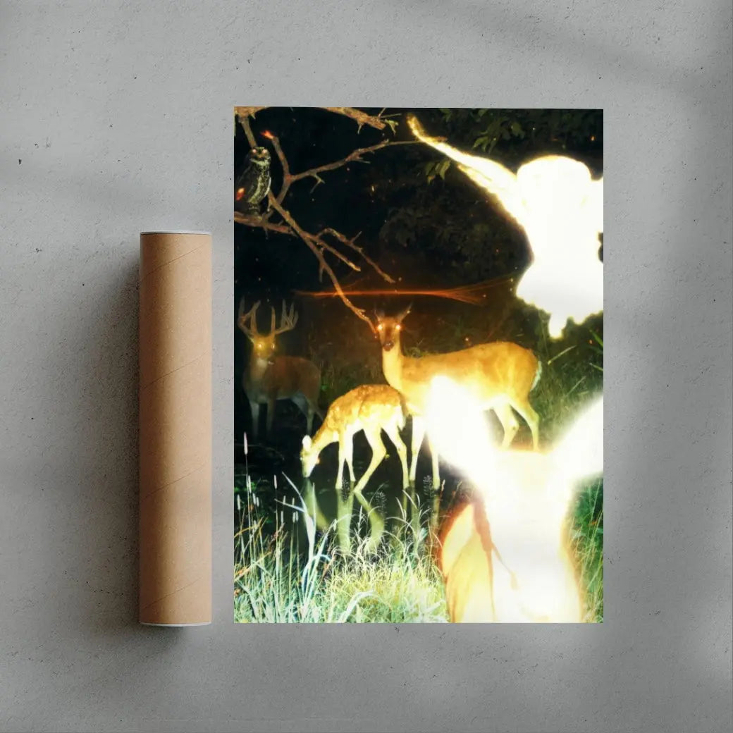 Trail Cam contemporary wall art print by Jean Pierre Consuegra - sold by DROOL