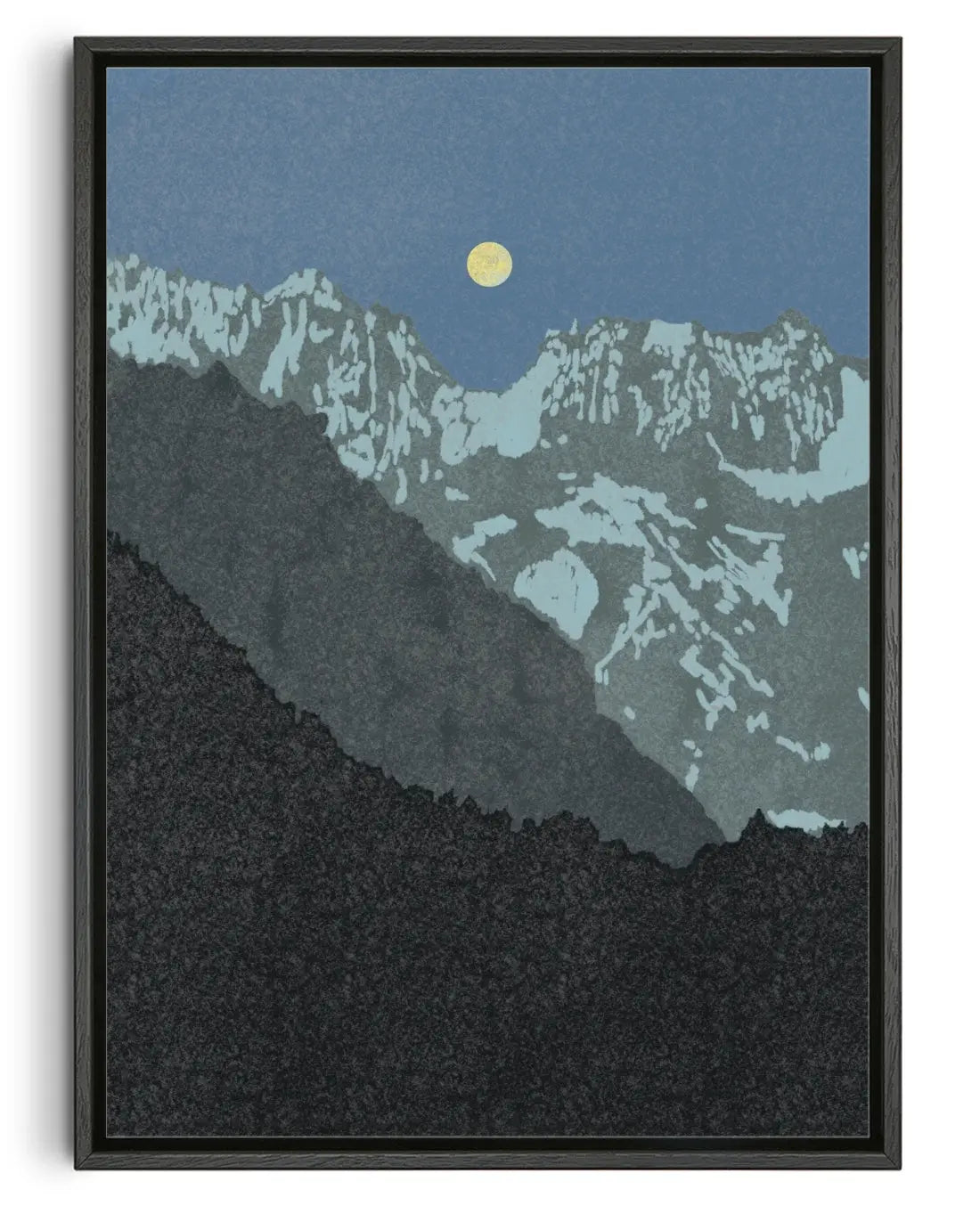 Tai Mo Shan contemporary canvas print by Lily Kong - sold by DROOL
