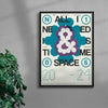 Time & Space contemporary wall art print by MEDG - sold by DROOL
