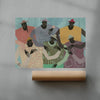 Group Chat contemporary wall art print by Studio IMO - sold by DROOL