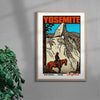 Yosemite contemporary wall art print by Othman Zougam - sold by DROOL