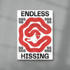 Endless Hissing contemporary wall art print by Alexander Khabbazi - sold by DROOL