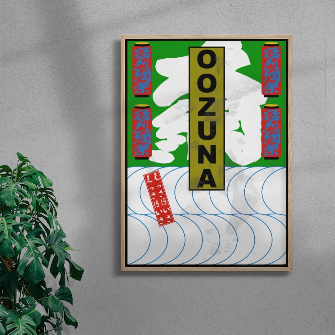 OOZUNA contemporary wall art print by Ren Morita - sold by DROOL