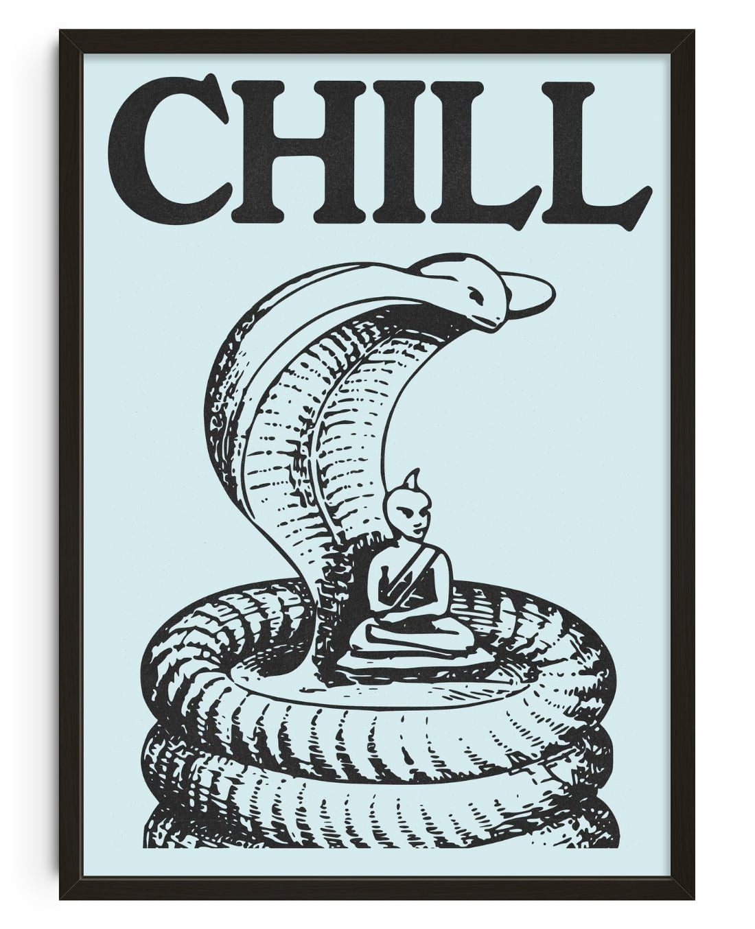 Chill contemporary wall art print by Utsav Verma - sold by DROOL