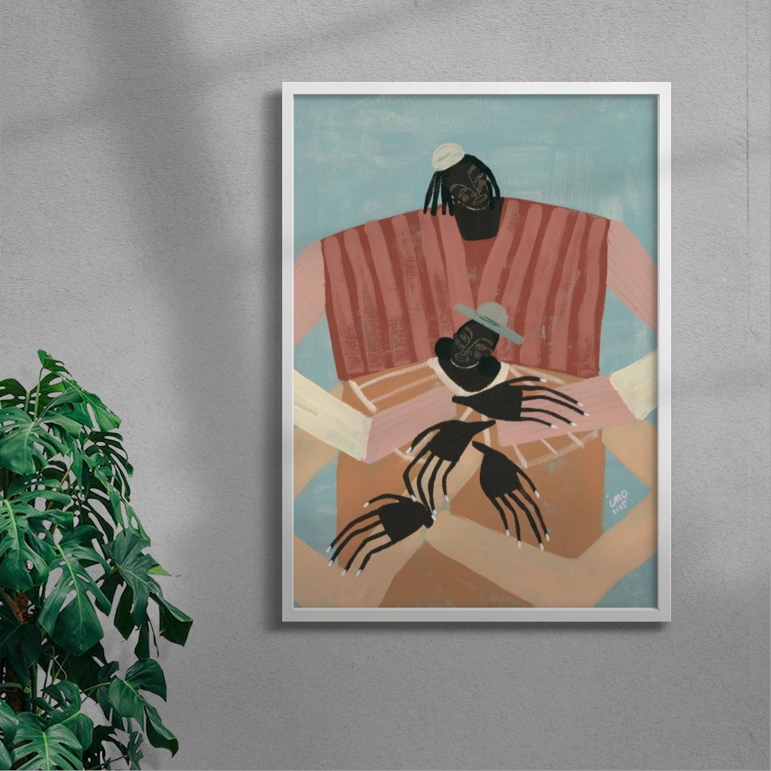 We are Here, No.3 contemporary wall art print by Studio IMO - sold by DROOL