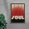 Soul contemporary wall art print by Henry M. - sold by DROOL