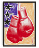 Boxing Gloves contemporary wall art print by Caitlin Flood-Molyneux - sold by DROOL